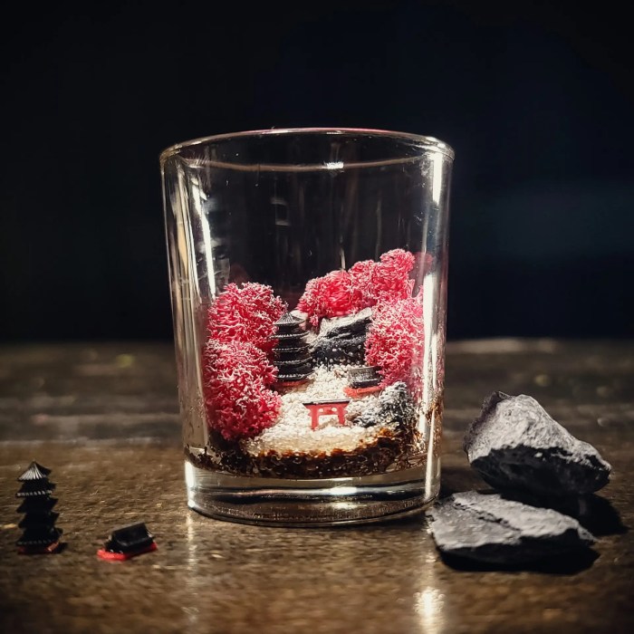 Ready-Made Miniature Japanese Terrarium By Bantam.Earth Ready-Made Miniature Japanese Terrarium By Bantam.Earth